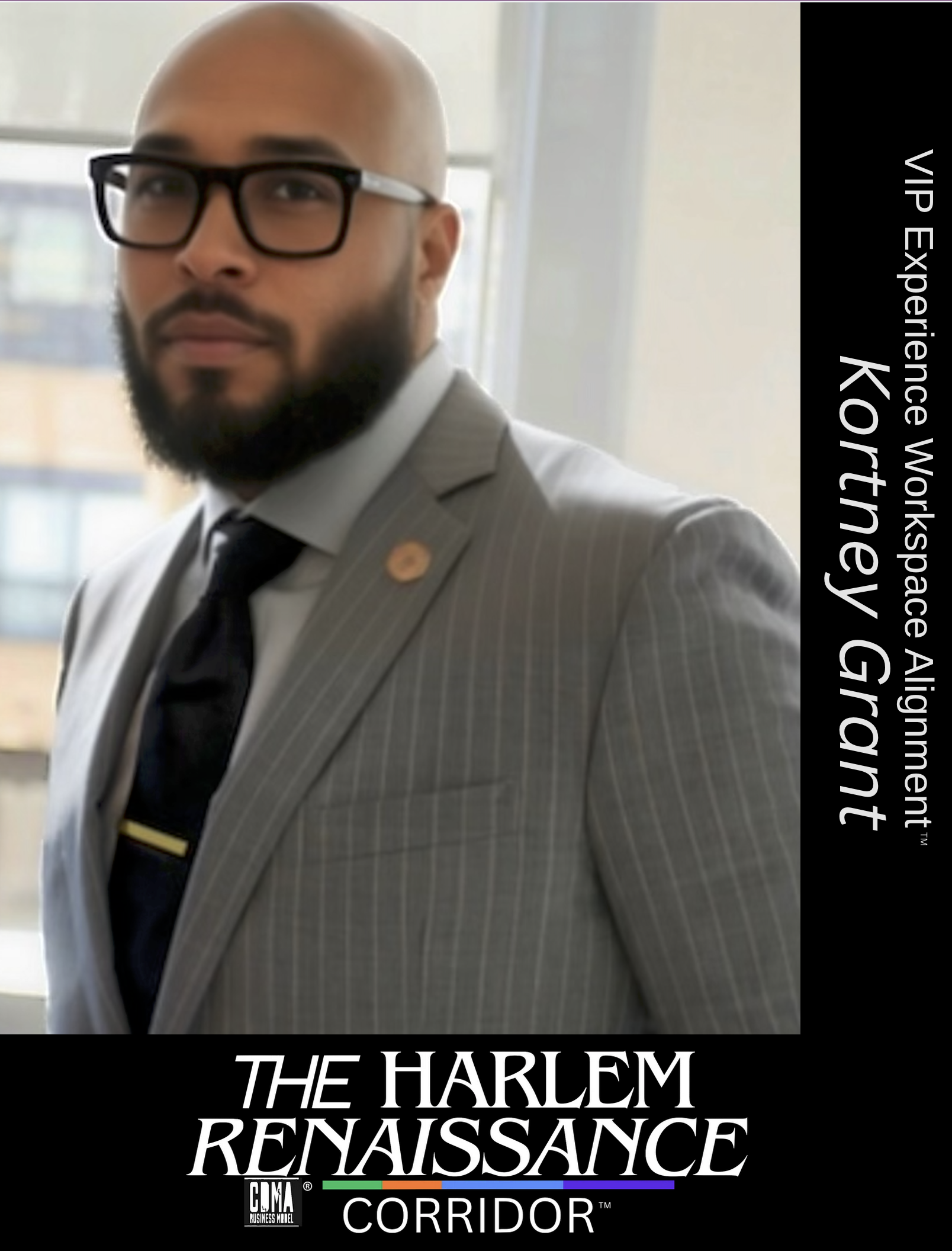 kortney grant featured on cdma business model vip experience workspace alignment harlem renaisaance corridor